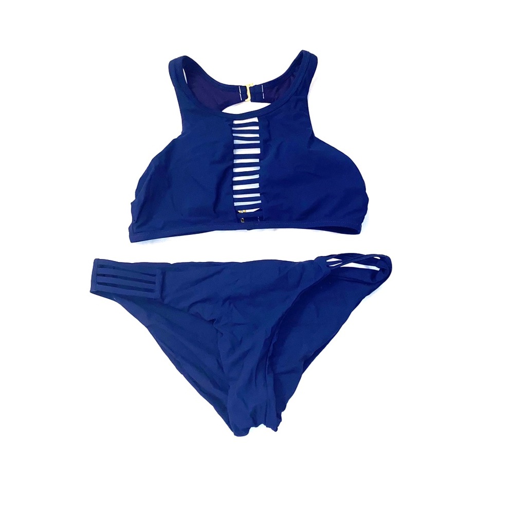 Red Carter Cage bathing suit